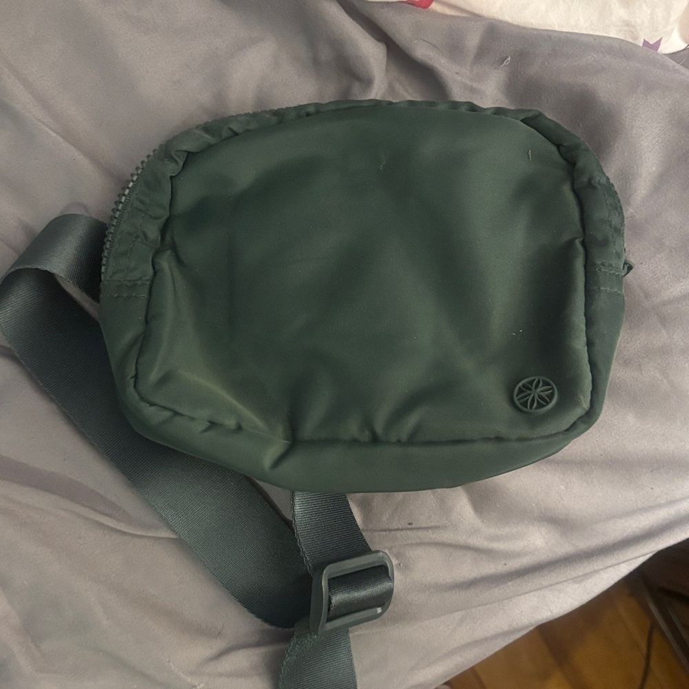 Green Athleta fanny pack
